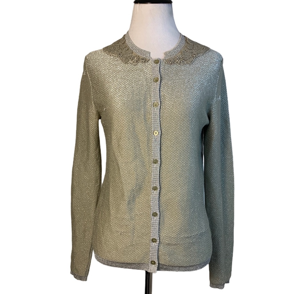 Fendi Metallic Cardigan